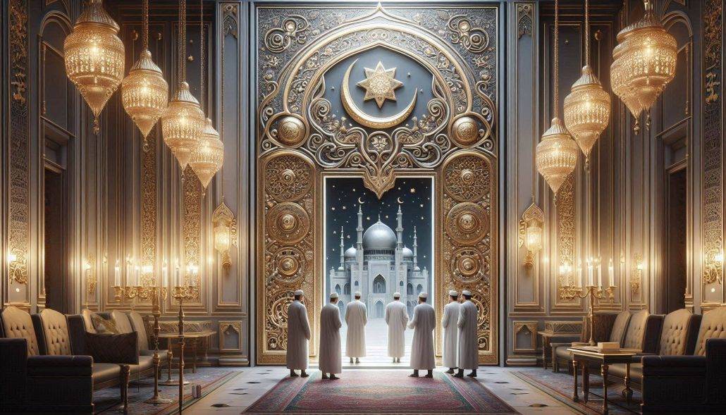 ترفند های جذاب برای طراحی درب فلزی مسجد 1 ترفند های جذاب برای طراحی درب فلزی مسجد