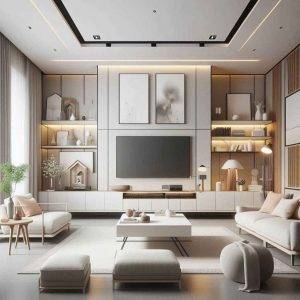 دگرگون کردن فضای زندگی شما با تی وی وال های ساده و شیک
