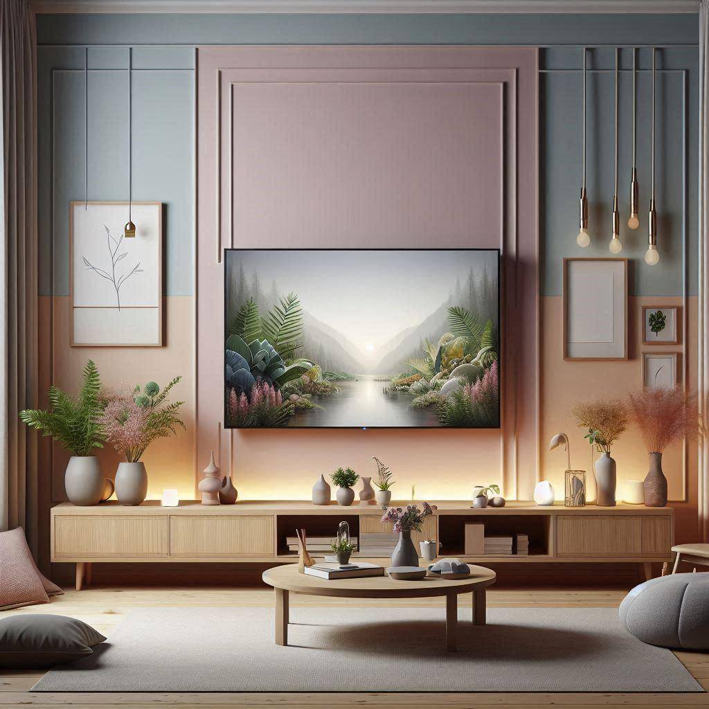رنگهای آرامشبخش برای تی وی وال ، ایجاد فضایی آرام در خانه 1 رنگهای آرامشبخش برای تی وی وال ، ایجاد فضایی آرام در خانه