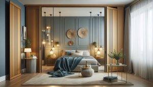 دگرگون کردن فضای اتاق خواب شما با ترندترین درب‌های تاشو