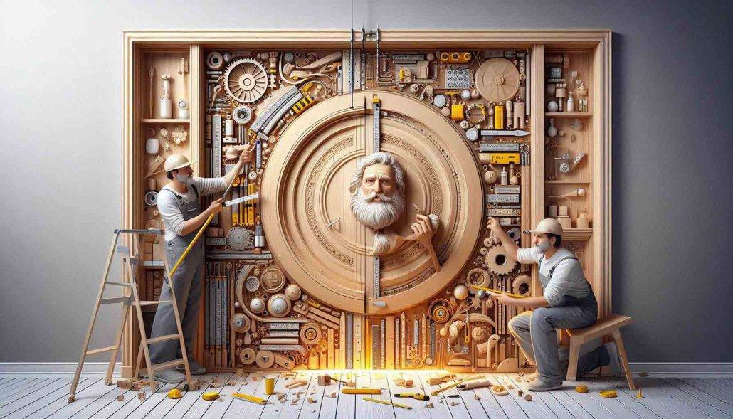 آموزش 0 تا 100 نصب درب داخلی لامینوکس