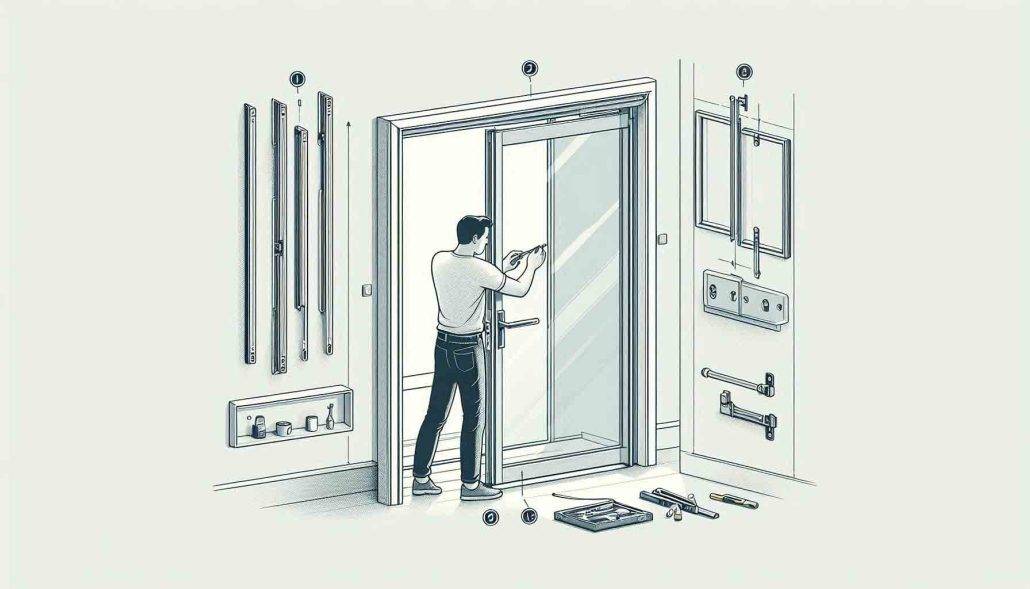 تعویض درب چوبی شیشه خور قدیمی با 3 ترفند ساده 5 تعویض درب چوبی شیشه خور قدیمی با 3 ترفند ساده