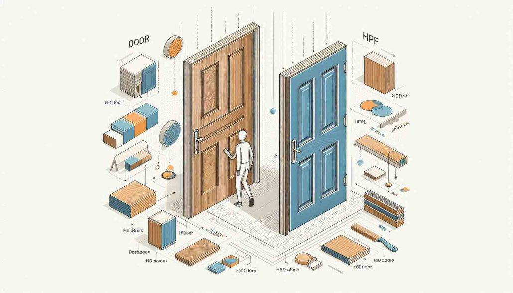 تفاوت درب HDF و HPL دریک نگاه ببینید