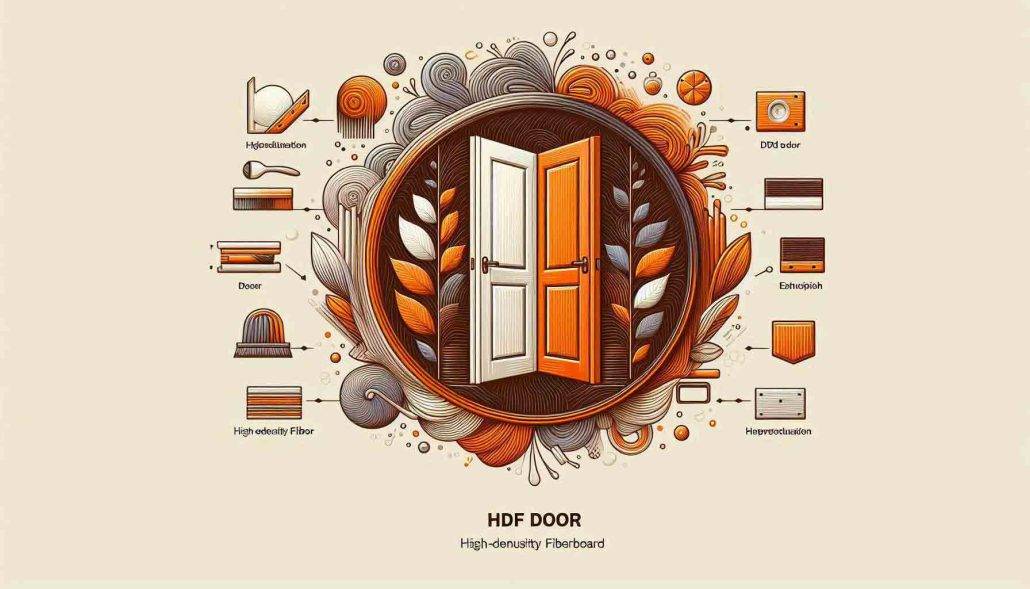 درب داخلی مناسب خانههای اقتصادی 1 راهنمای کامل خرید و نصب درب HDF روکش PVC