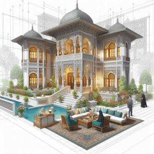 طراحی-ویلای-سنتی