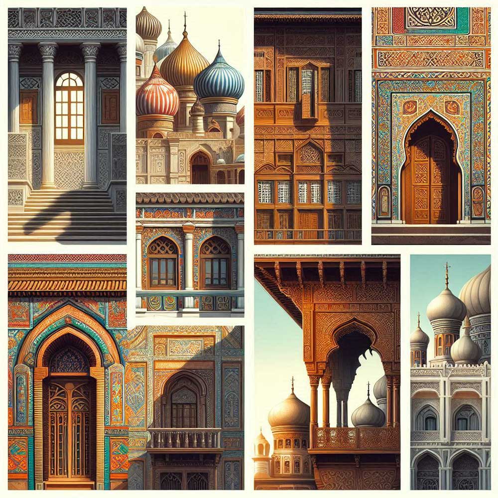 نگاهی به نمای ساختمان ایرانی اصیل 1 نگاهی به نمای ساختمان ایرانی اصیل