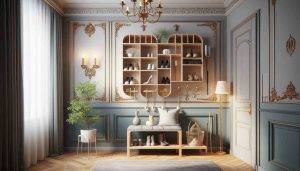 چگونه جاکفشی دیواری کلاسیک بسازیم؟