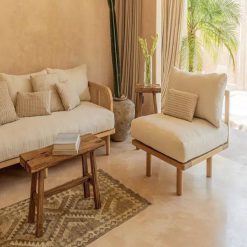 کاناپه چوبی کد 00282