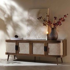 میز تی وی چوبی مینیمال