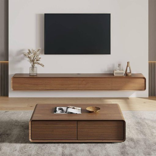 میز تی وی و میز جلو مبلی چوبی مدرن کد 1006