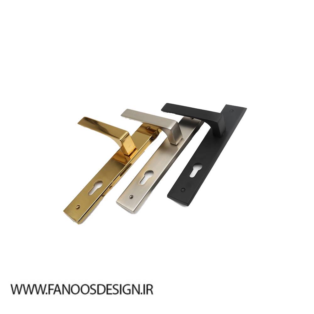 دستگیره پلاک آیلین کد 26000 1 Aileen plate handle, classic waterproof door, code 26000