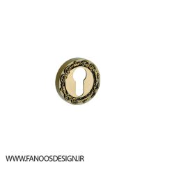 Classic bedroom door rosette handle code 8304R 2 | فانوس دیزاین تولید کننده انواع درب اتاق ، ضد سرقت، درب ورودی و ضد آل