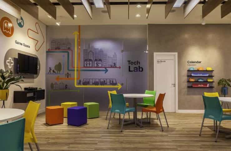 طراحی و اجرای دکوراسیون آموزشگاه زبان 12 Classic style decoration of the language school
