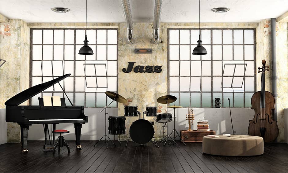 طراحی و اجرای دکوراسیون آموزشگاه موسیقی 9 Design and implementation of music school decoration