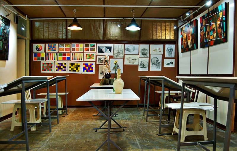 طراحی و اجرای دکوراسیون آموزشگاه نقاشی 10 Design and implementation of painting school decoration