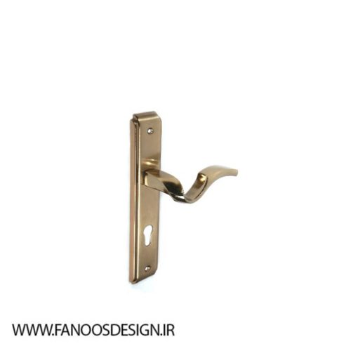 Door plate tolerance handle, luxury wood cover, code Y25000