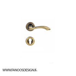 Fara Sanat rosette handle stylish neoclassic door code 905r 2 | فانوس دیزاین تولید کننده انواع درب اتاق ، ضد سرقت، درب ورودی و ضد آل