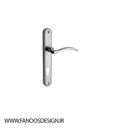 Iran-door-handle,-classic-wood-veneer,-code-4000S
