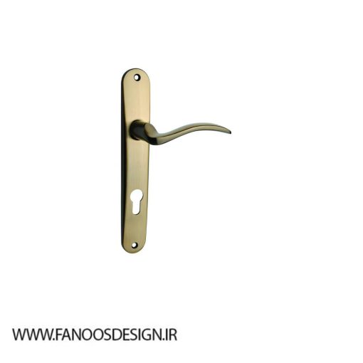 Iran-door-handle,-modern-wood-veneer,-code-4000
