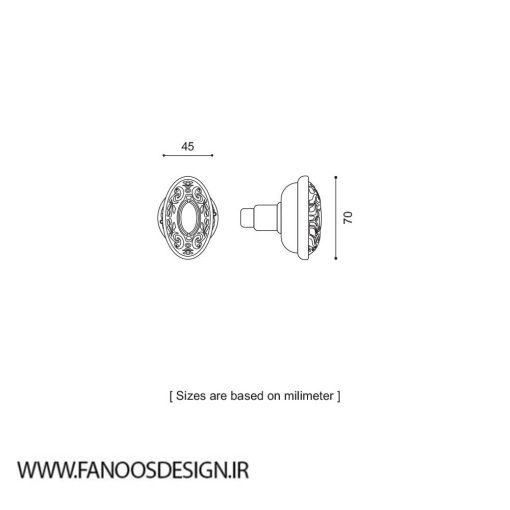 دستگیره ایستاده ایران کد 8304LH - Image 5
