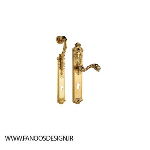 Iran-minimal-metal-door-plate-handle-code-8304LP-2