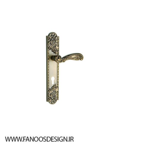 Iran-modern-metal-door-plate-handle-code-8200-2