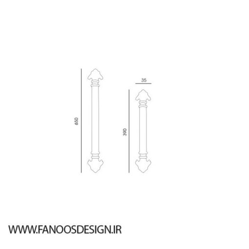 دستگیره ورودی تلرانس کد 15000P - Image 2