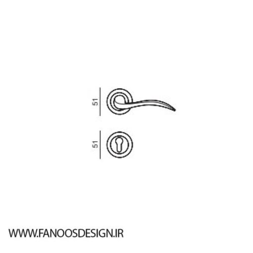 دستگیره رزت تلرانس کد 3400R - Image 2
