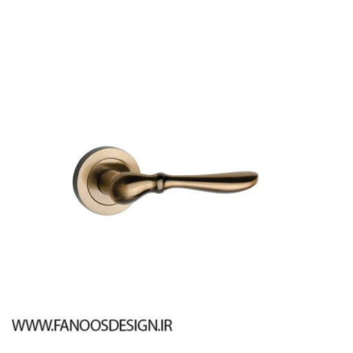 Modern steel door rosette handle code 9600R