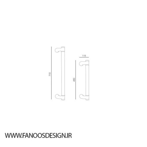 دستگیره ورودی تلرانس کد 17000G - Image 2