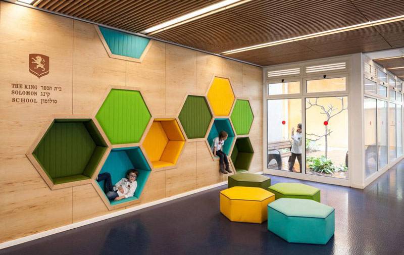 طراحی و اجرای دکوراسیون دبستان 2 Modern style decoration of elementary school