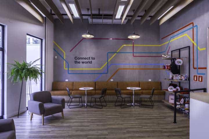 طراحی و اجرای دکوراسیون آموزشگاه زبان 10 Modern style decoration of the language school