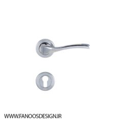Rosette handle Fara Sanat Polyplus door code 570r 2 1 | فانوس دیزاین تولید کننده انواع درب اتاق ، ضد سرقت، درب ورودی و ضد آل