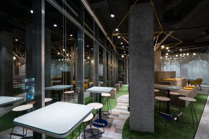 طراحی و اجرای دکوراسیون آموزشگاه زبان 18 Rustic style decoration of the language school