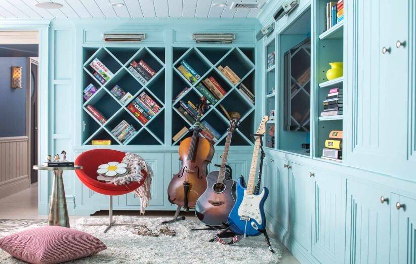 طراحی و اجرای دکوراسیون آموزشگاه موسیقی 18 Rustic style decoration of the music school