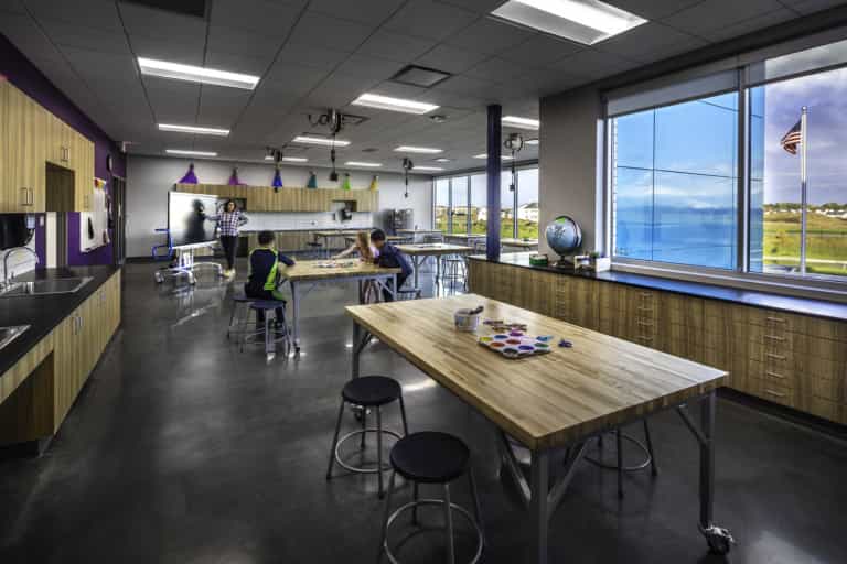 طراحی و اجرای دکوراسیون مدرسه 14 Scandinavian school decor