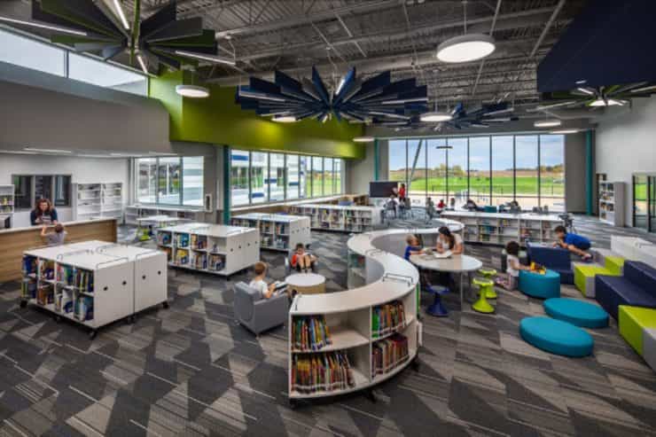 طراحی و اجرای دکوراسیون مدرسه 15 Scandinavian school decoration