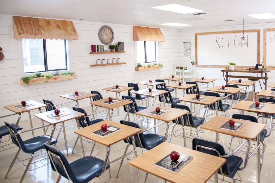 طراحی و اجرای دکوراسیون مدرسه 9 School industrial style decoration