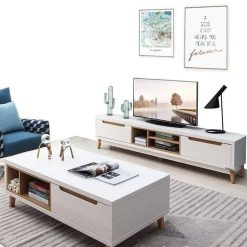 میز تی وی و میز جلو مبلی چوبی کد 1200