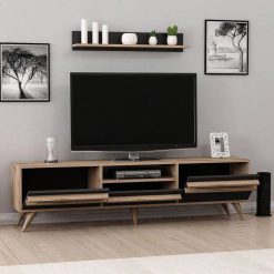 میز تی وی چوبی لوکس کد 1078