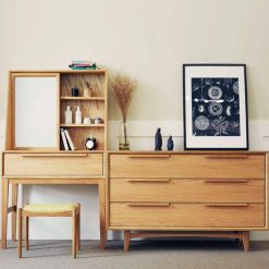 میز آرایش و دراور چوبی شیک کد 1060