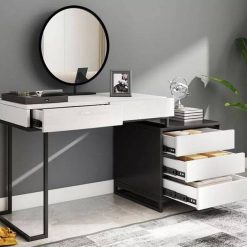 میز آرایش چوبی و فلزی مدرن کد 1265 3 میز آرایش مقرون به صرفه کد 1265