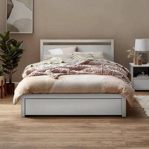 تخت خواب MDF با رنگ پوششی سبک مدرن سایز 200*180 کد 447 - Image 2