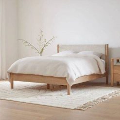 سبد خرید 9 تخت خواب مدرن روکش چوب سایز 200*180 کد 459
