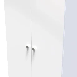 کمد لباس مدرن رنگ سفید سایز 196 *74*52 دو کشو و دو درب 6 کمد لباس مدرن رنگ سفید سایز 196 *74*52 دو کشو و دو درب