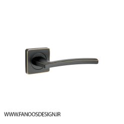 Neoclassical wooden door rosette handle code 14582R