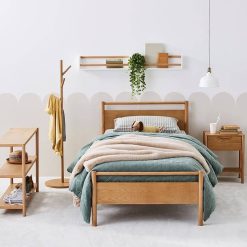 تخت خواب دو نفره چوبی کد 397