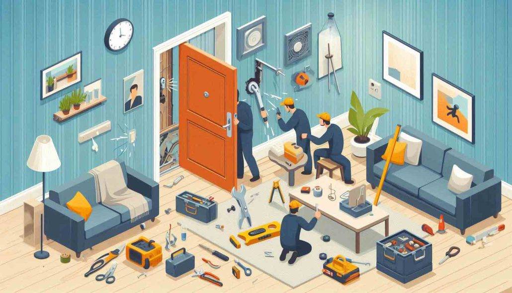 تعمیر درب آپارتمان با 6 گام ساده 9 تعمیر درب آپارتمان با 6 گام ساده