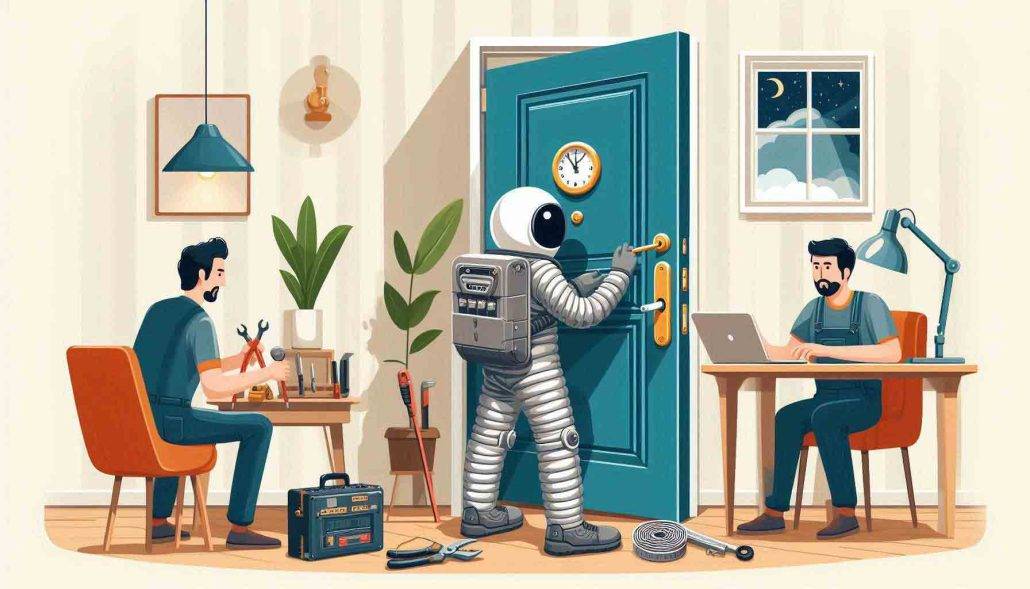 تعویض درب آپارتمان با 6 گام ساده 8 تعویض درب آپارتمان با 6 گام ساده