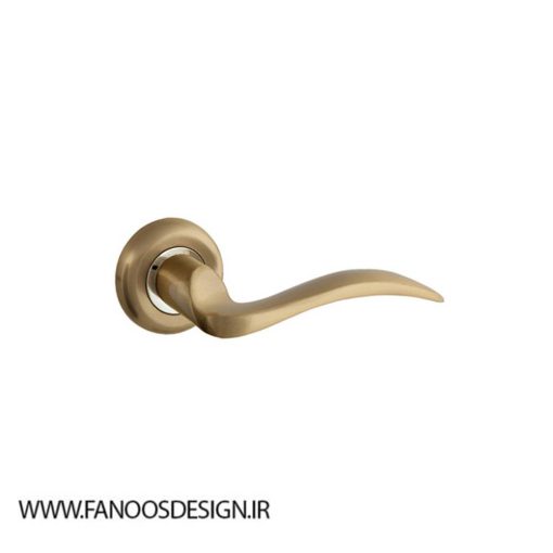 Tolerance rosette handle, classic wood veneer, code 3400